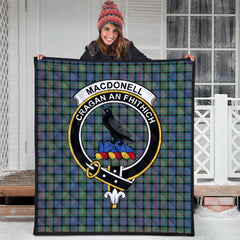 MacDonnell of Glengarry Ancient Tartan Crest Quilt