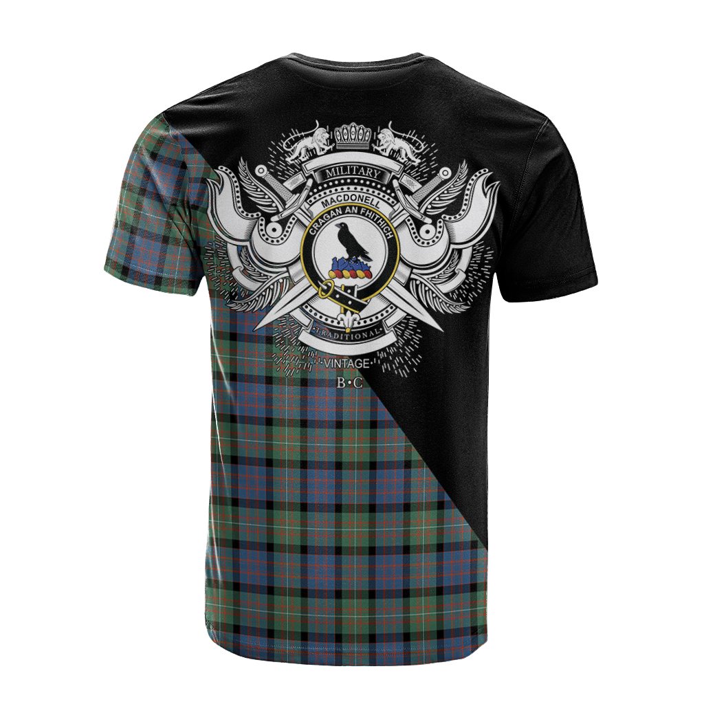 MacDonnell of Glengarry Ancient Tartan - Military T-Shirt