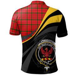 MacDonnell of Keppoch Modern Tartan Polo Shirt - Royal Coat Of Arms Style