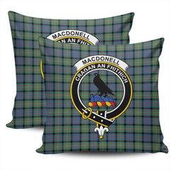 Scottish MacDonnell of Glengarry Ancient Tartan Crest Pillow Cover - Tartan Cushion Cover