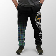 MacDonnell Of Glengarry Ancient Tartan Crest Jogger Sweatpants - Alba Celtic Style