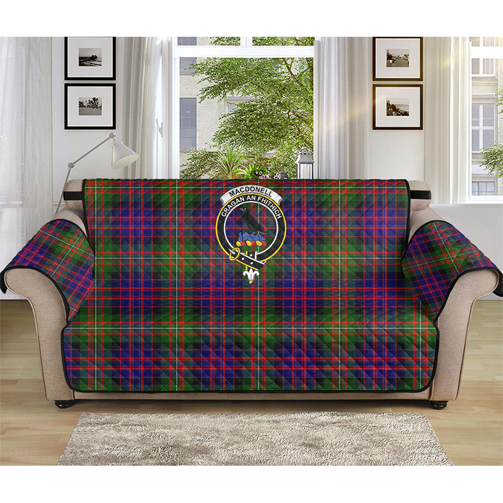 MacDonnell of Glengarry Modern Tartan Crest Sofa Protector