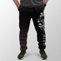 MacDonnell Of Glengarry Modern Tartan Crest Jogger Sweatpants - Alba Celtic Style