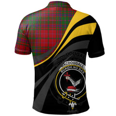 MacDougall Tartan Polo Shirt - Royal Coat Of Arms Style