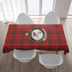 MacDougall Tartan Crest Tablecloth