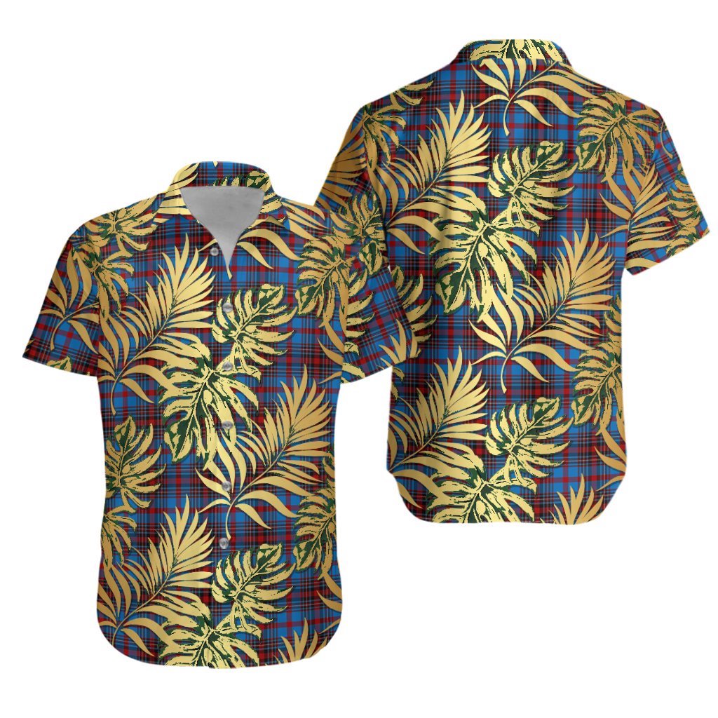 MacDougall 07 Tartan Vintage Leaves Hawaiian Shirt