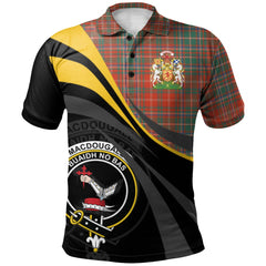 MacDougall Ancient Tartan Polo Shirt - Royal Coat Of Arms Style