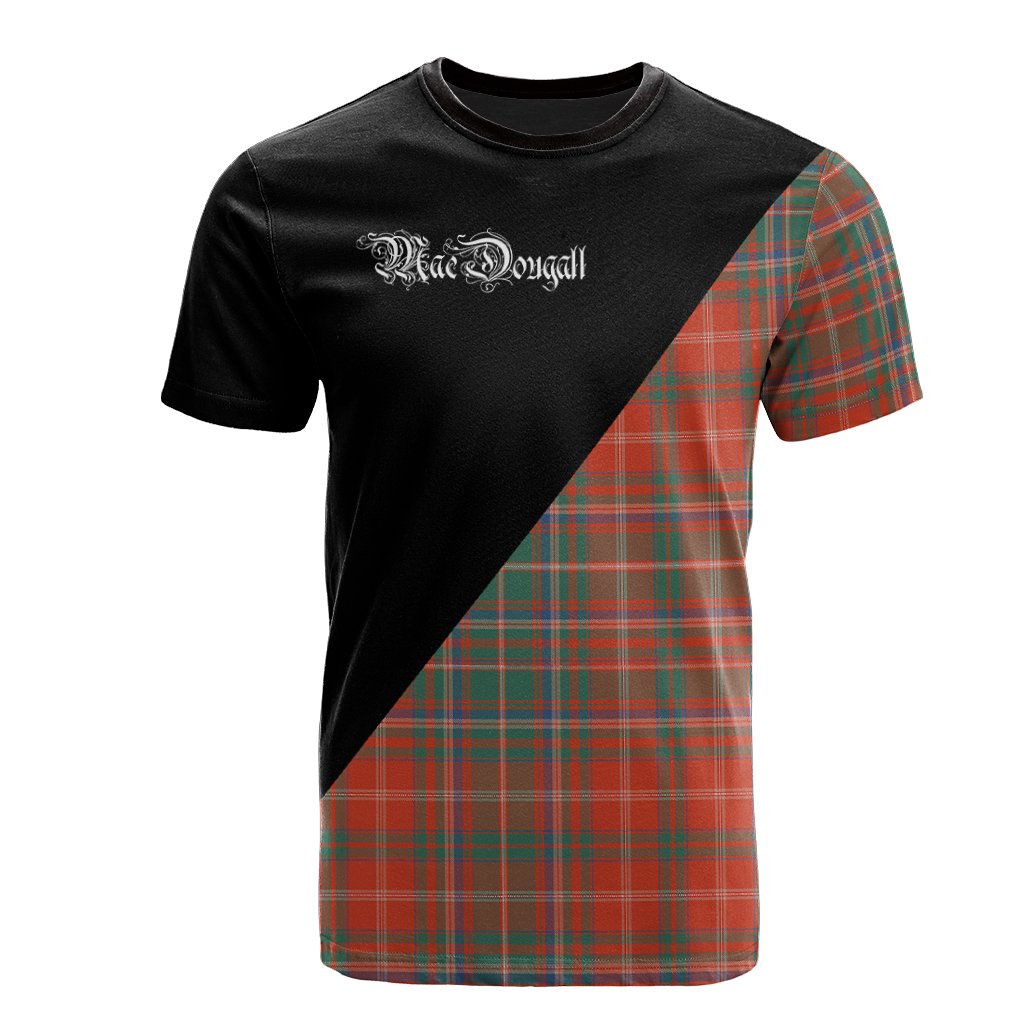 MacDougall Ancient Tartan - Military T-Shirt