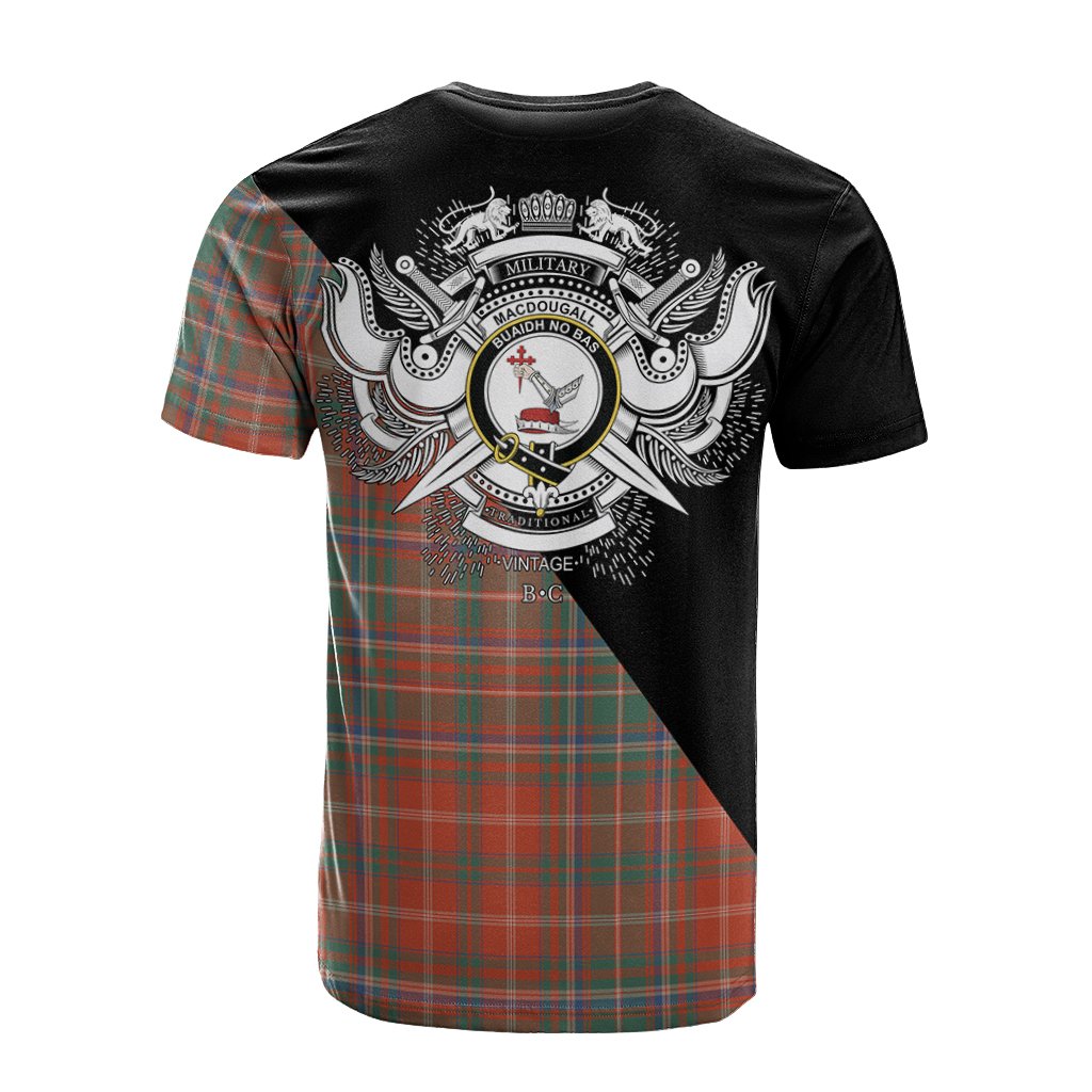 MacDougall Ancient Tartan - Military T-Shirt