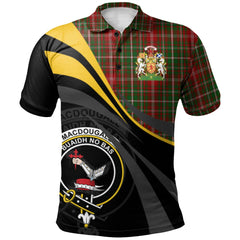 MacDougall Lochcarron Tartan Polo Shirt - Royal Coat Of Arms Style