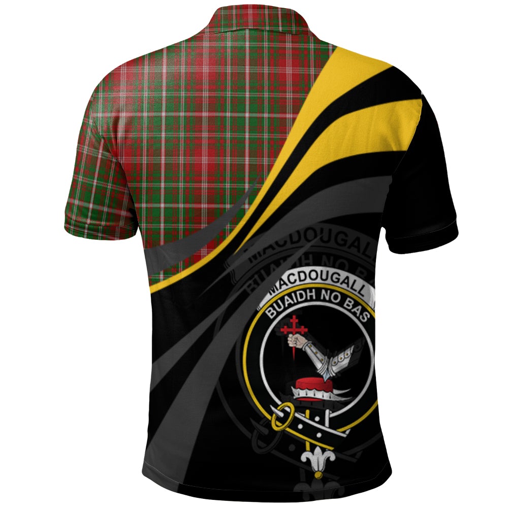 MacDougall Lochcarron Tartan Polo Shirt - Royal Coat Of Arms Style