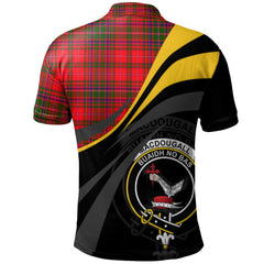 MacDougall Modern Tartan Polo Shirt - Royal Coat Of Arms Style