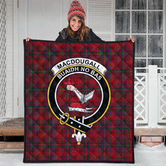 MacDougall Wilsons Tartan Crest Quilt