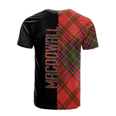 MacDowall Tartan T-Shirt Half of Me - Cross Style
