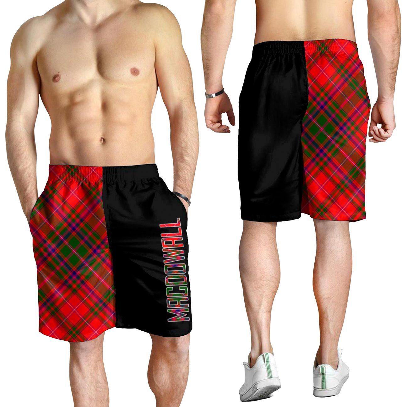 MacDowall Tartan Crest Men's Short - Cross Style