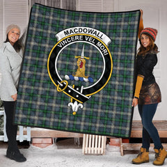 MacDowall Tartan Crest Quilt