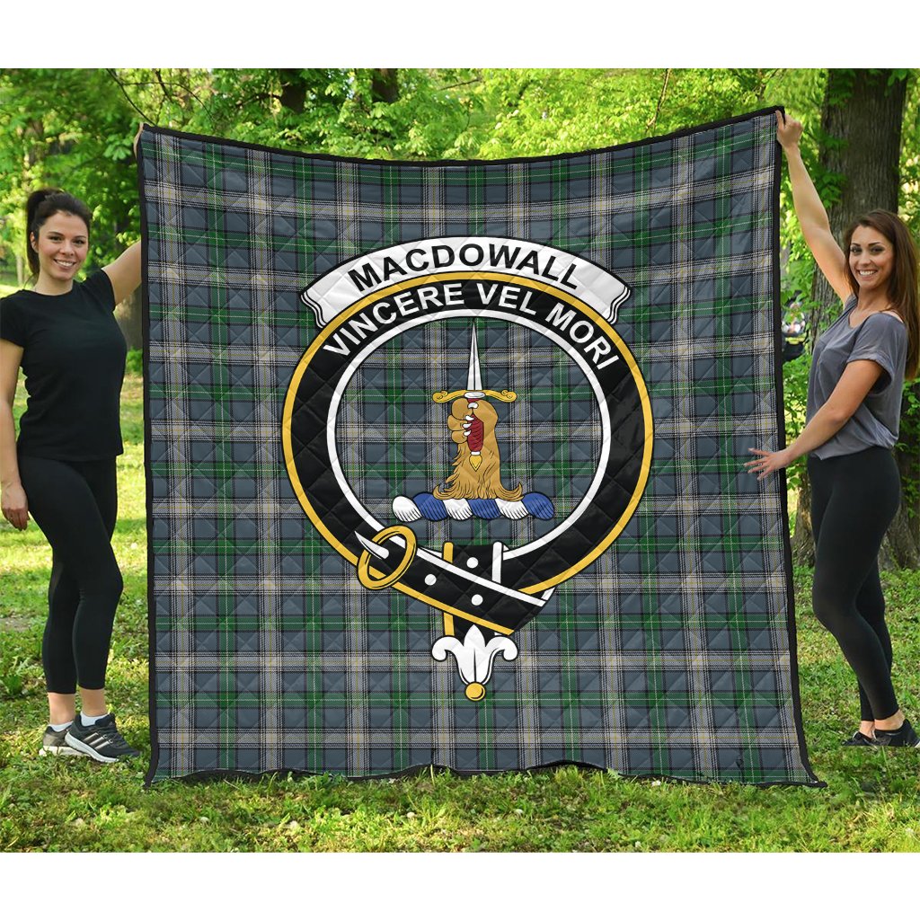 MacDowall Tartan Crest Quilt