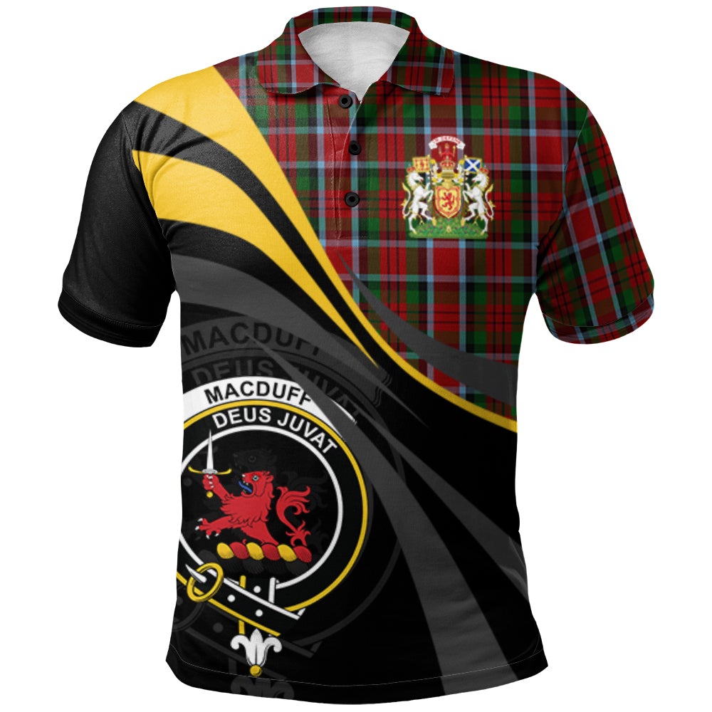 MacDuff 06 Tartan Polo Shirt - Royal Coat Of Arms Style