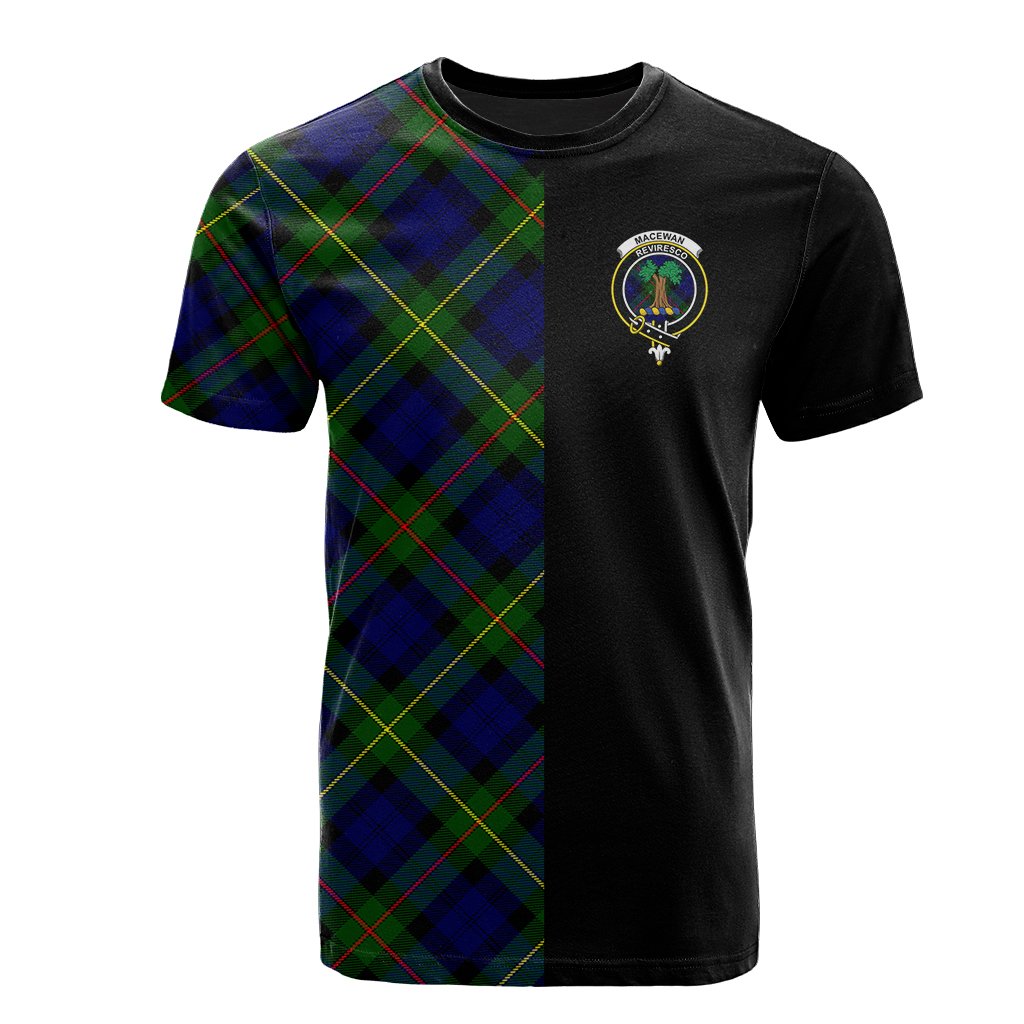 MacEwan Tartan T-Shirt Half of Me - Cross Style