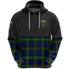 MacEwan Clan Half Of Tartan Hoodie