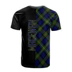 MacEwan Tartan T-Shirt Half of Me - Cross Style