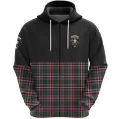 MacFarlane Hunting Modern Clan Half Of Tartan Zipper Hoodie