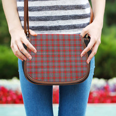 MacFarlane Red Tartan Saddle Handbags