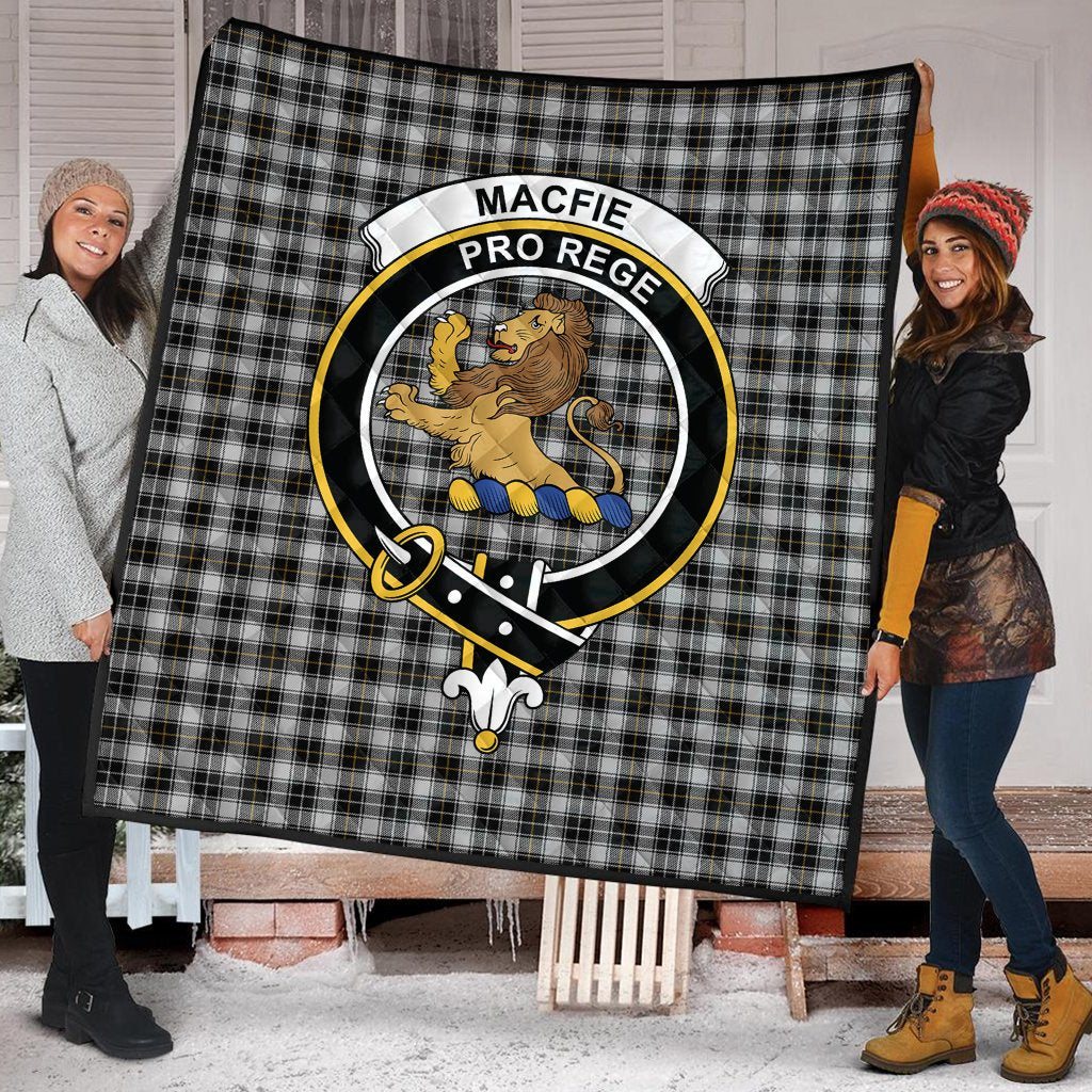 MacFie of Colonsay Dress Tartan Crest Quilt