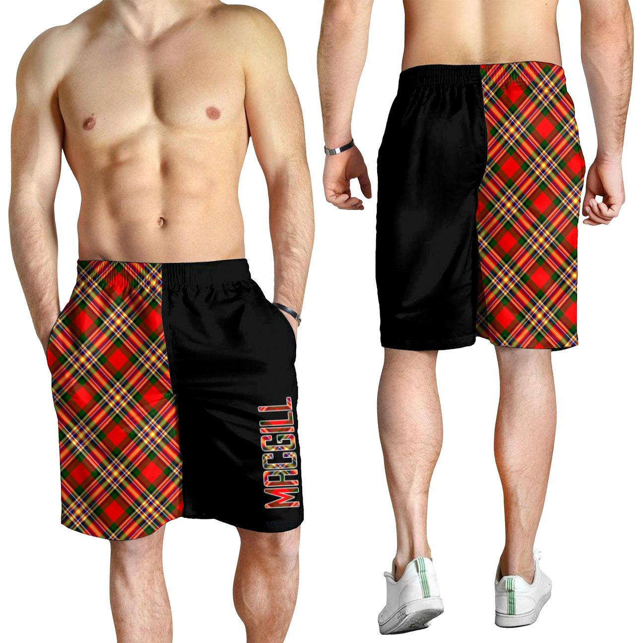 MacGill Modern Tartan Crest Men's Short - Cross Style