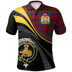 MacGillivray Tartan Polo Shirt - Royal Coat Of Arms Style