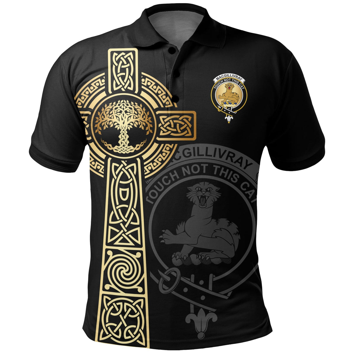 MacGillivray Clan Unisex Polo Shirt - Celtic Tree Of Life