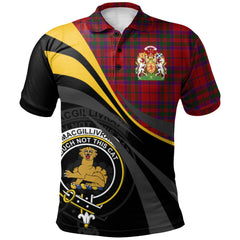 MacGillivray 02 Tartan Polo Shirt - Royal Coat Of Arms Style
