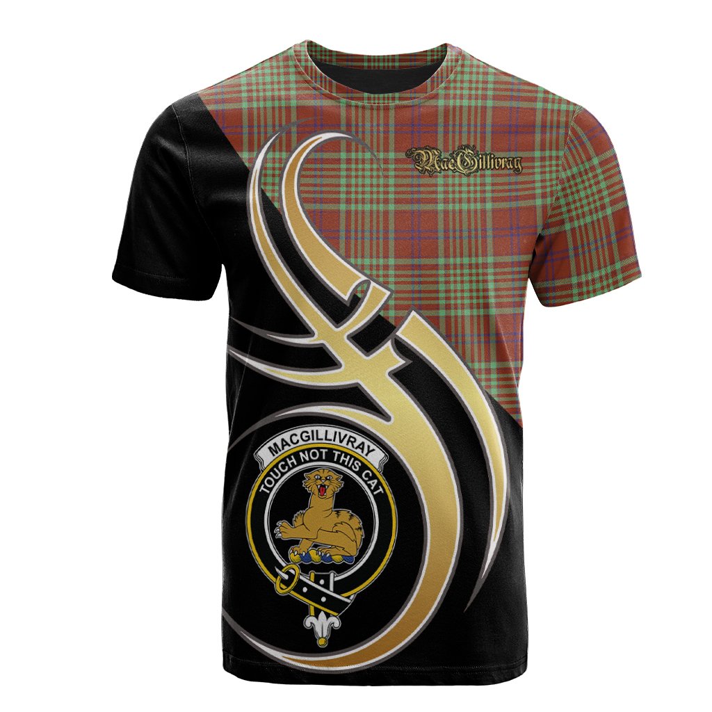 MacGillivray Hunting Ancient Tartan T-shirt - Believe In Me Style