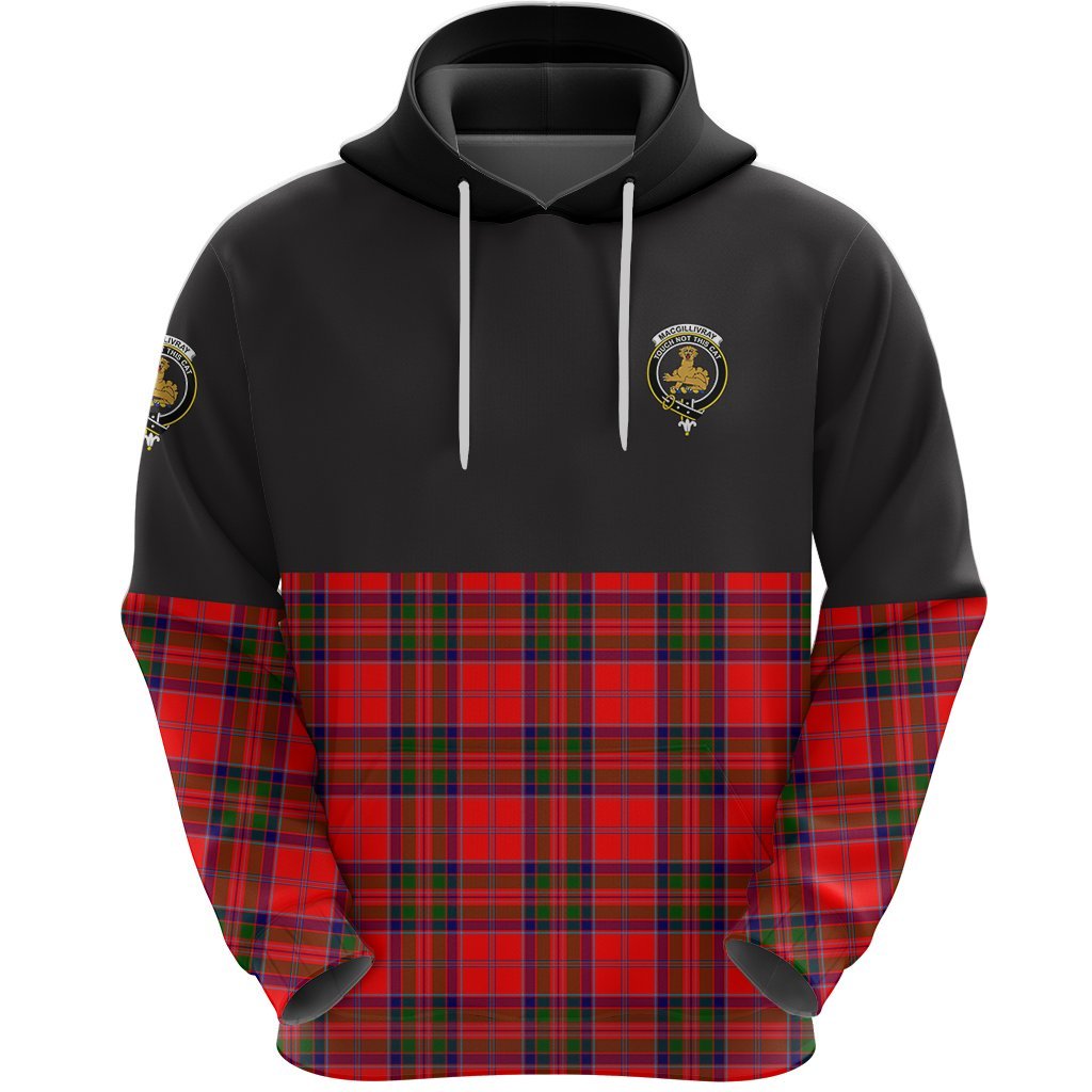 MacGillivray Modern Clan Half Of Tartan Hoodie