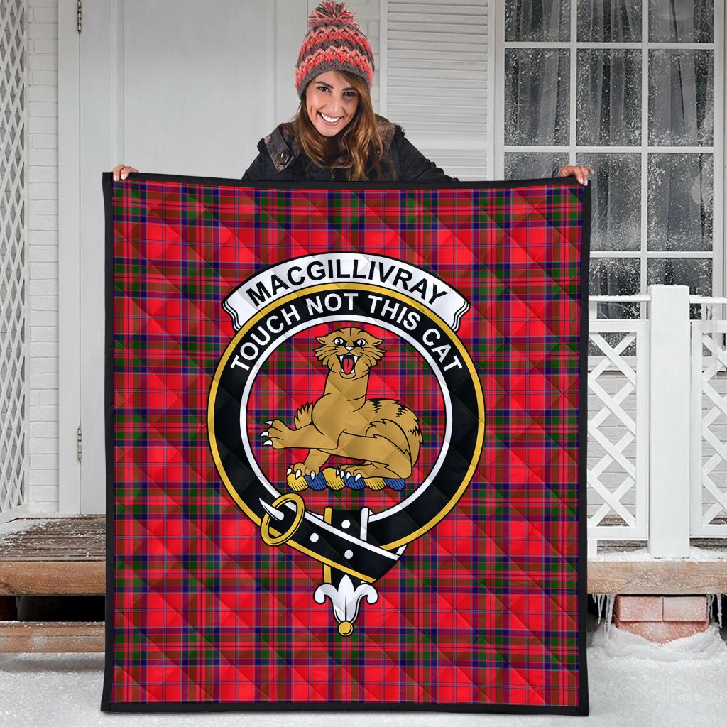 MacGillivray Modern Tartan Crest Quilt