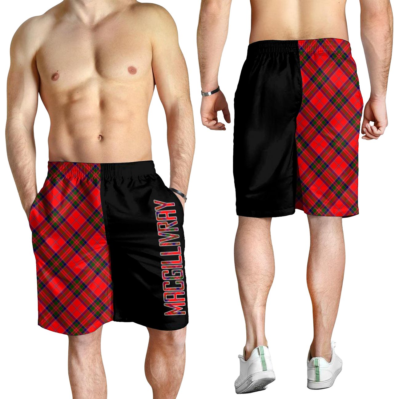 MacGillivray Modern Tartan Crest Men's Short - Cross Style