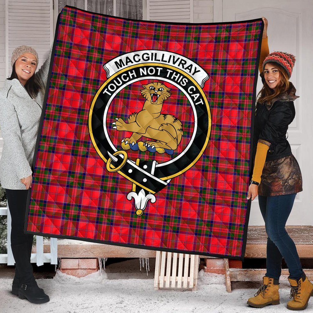 MacGillivray Modern Tartan Crest Quilt