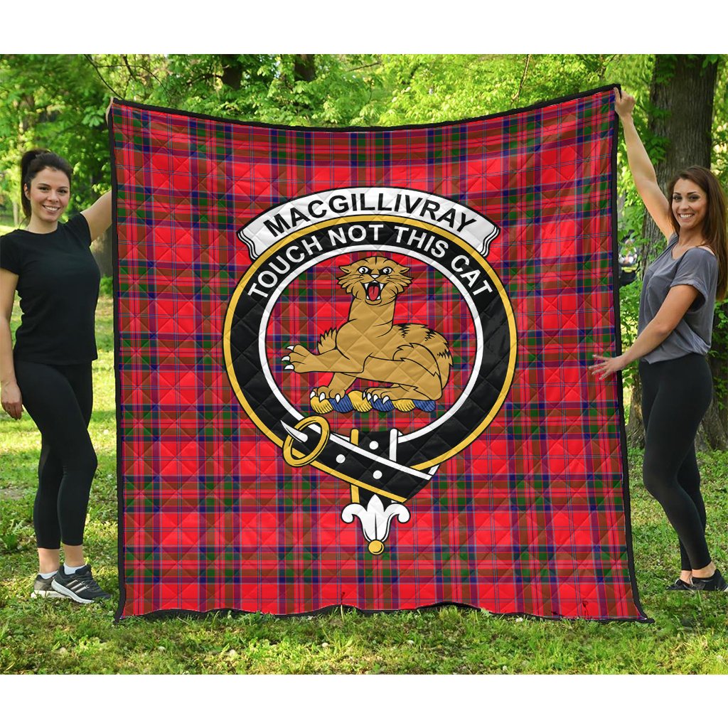 MacGillivray Modern Tartan Crest Quilt