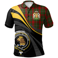 MacGregor 01 Tartan Polo Shirt - Royal Coat Of Arms Style