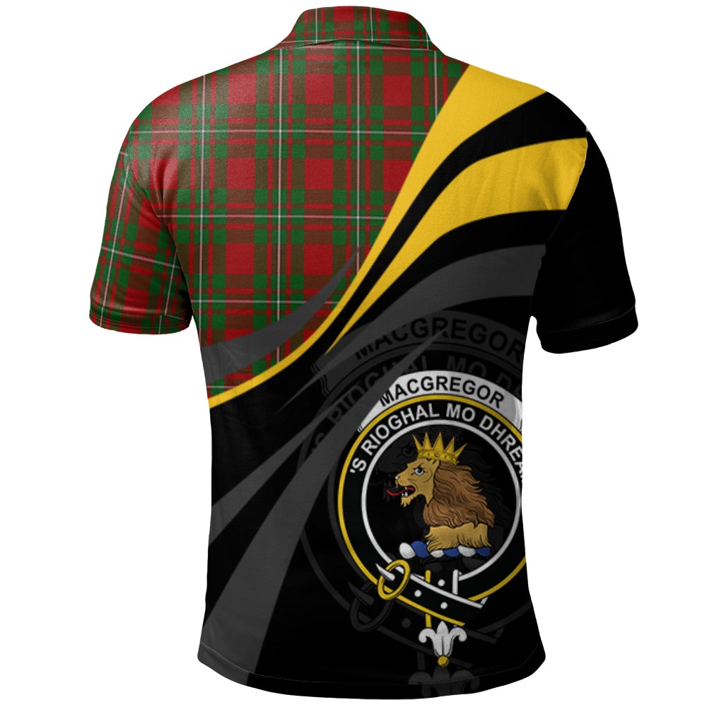 MacGregor 01 Tartan Polo Shirt - Royal Coat Of Arms Style