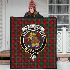 MacGregor Tartan Crest Quilt