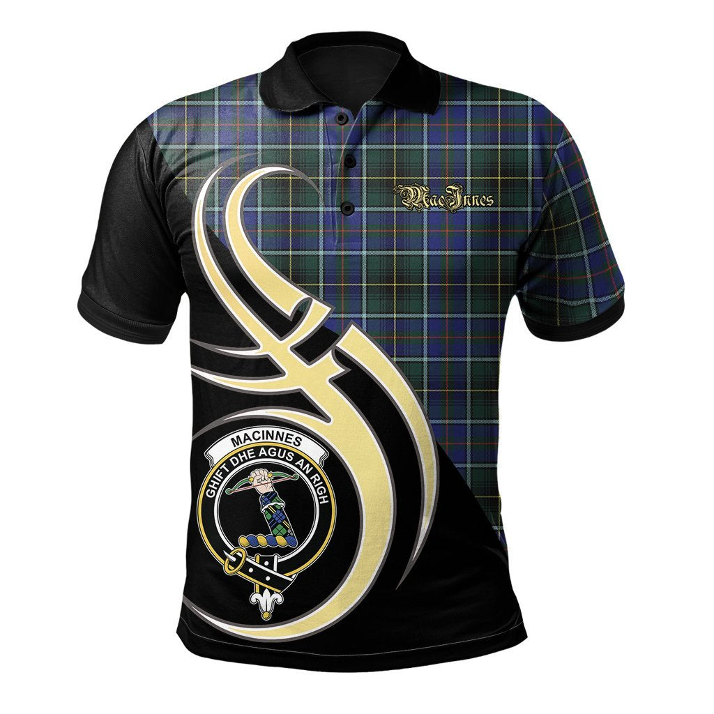 MacInnes Modern Tartan Polo Shirt - Believe In Me Style