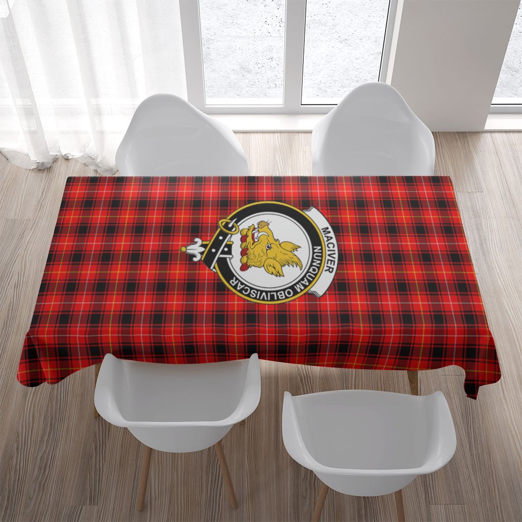 MacIver Tartan Crest Tablecloth