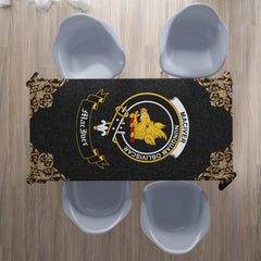 MacIver Crest Tablecloth - Black Style