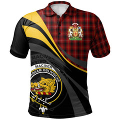 MacIver 03 Tartan Polo Shirt - Royal Coat Of Arms Style