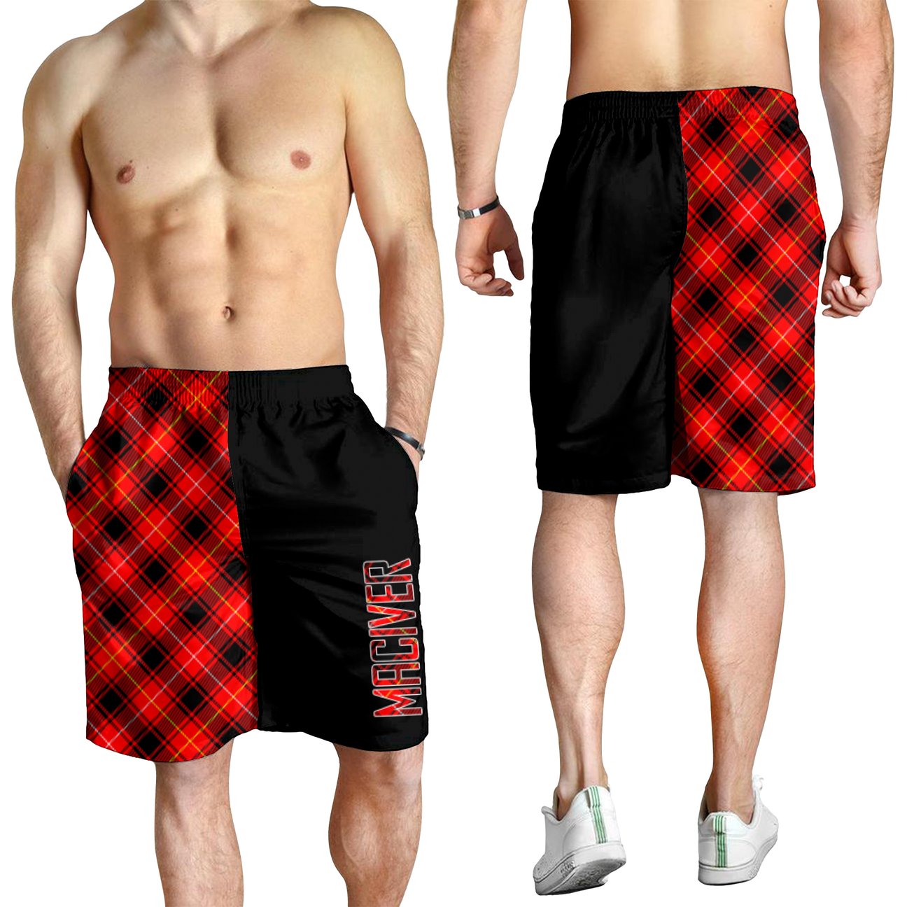 MacIver Modern Tartan Crest Men's Short - Cross Style