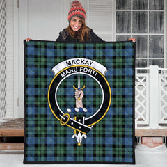 MacKay Ancient Tartan Crest Quilt