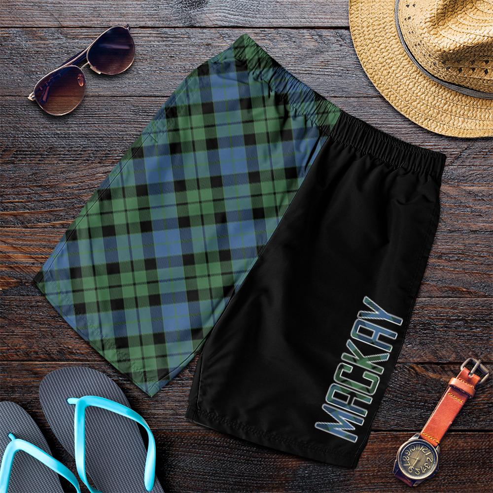 MacKay Ancient Tartan Crest Men's Short - Cross Style