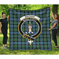 MacKay Ancient Tartan Crest Quilt