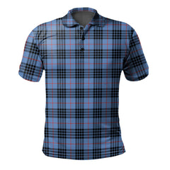MacKay Blue Tartan Polo Shirt